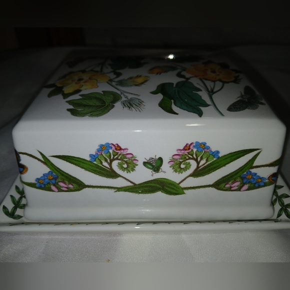 Portmeirion Botanic Garden Butter Dish - Picture 4 of 11